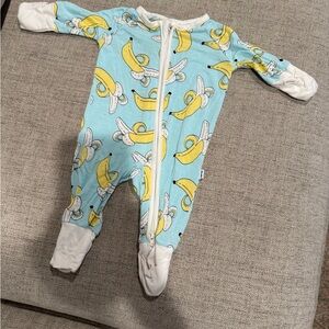 Little Sleepies Banana Print Kids Footie